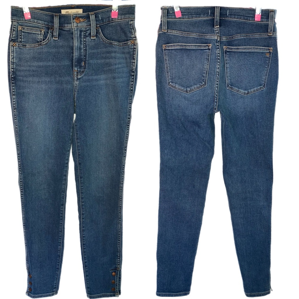 MADEWELL 10" RoadTripper Zip Fly 3-Snap Ankles sz 25 EUC 15144